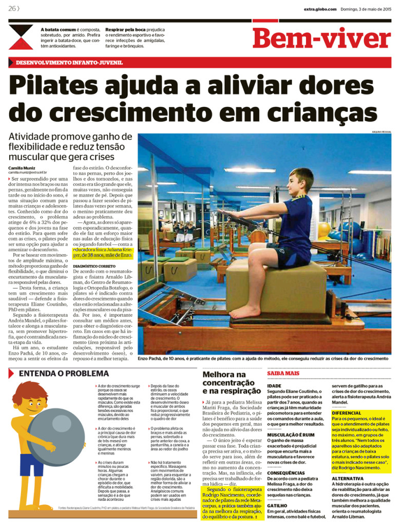 Clipping_Jornal Extra_Bem Viver_Pilates para adolescentes_Página Inteira_02.05.2015